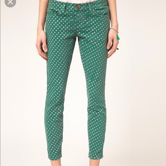 Current/Elliott Denim - Current/Elliot Polka Dot Stiletto Jeans NWT